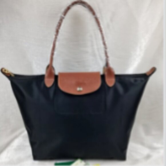 Longchamp Le Pliage Nylon Large Shoulder Bag Tote Travel Bag - Picture 1 of 7